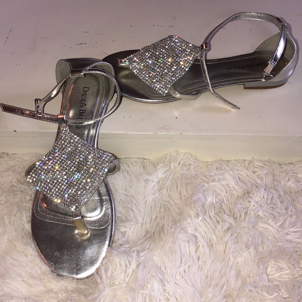 David’s Bridal sandals